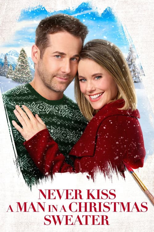 Never Kiss a Man in a Christmas Sweater 포스터