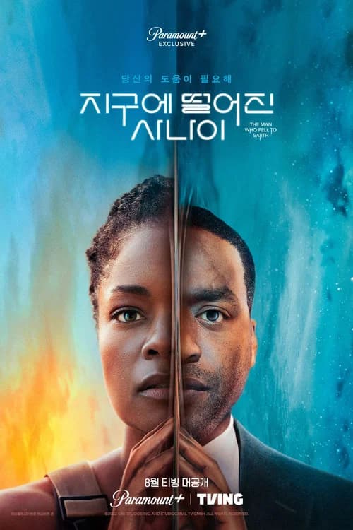 지구에 떨어진 사나이 포스터